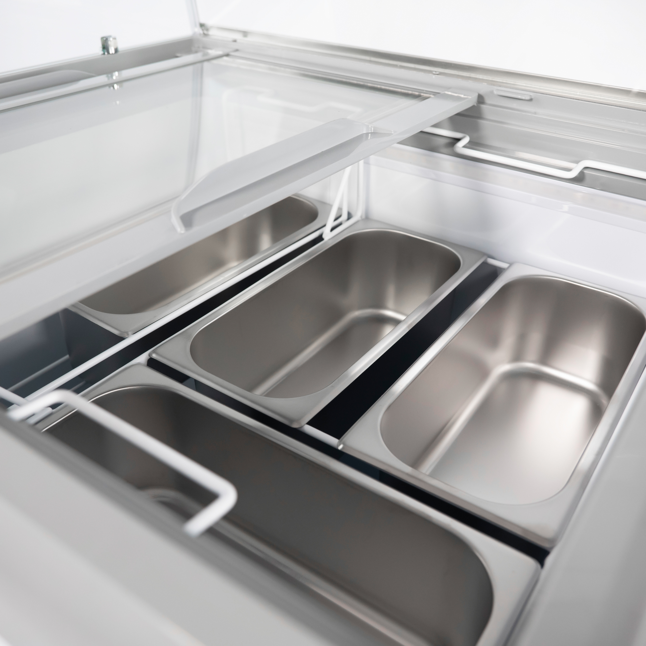 Schepijsvitrine - 4x5L - 800x694x(h)1279mm