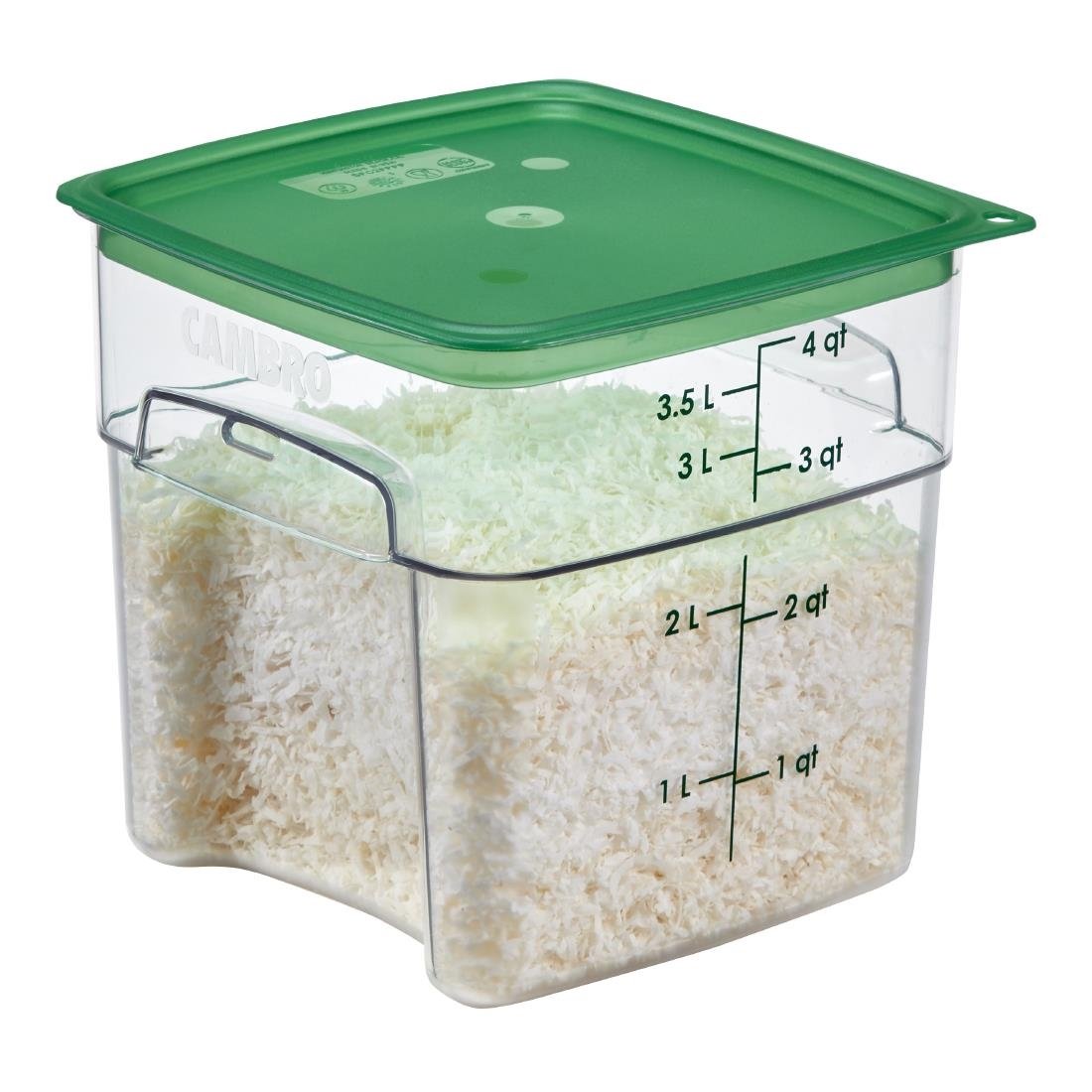 Cambro FreshPro Camsquare Lebensmittelbehälter 3.8Ltr Cambro FreshPro Camsquare Lebensmittelbehälter 3.8Ltr