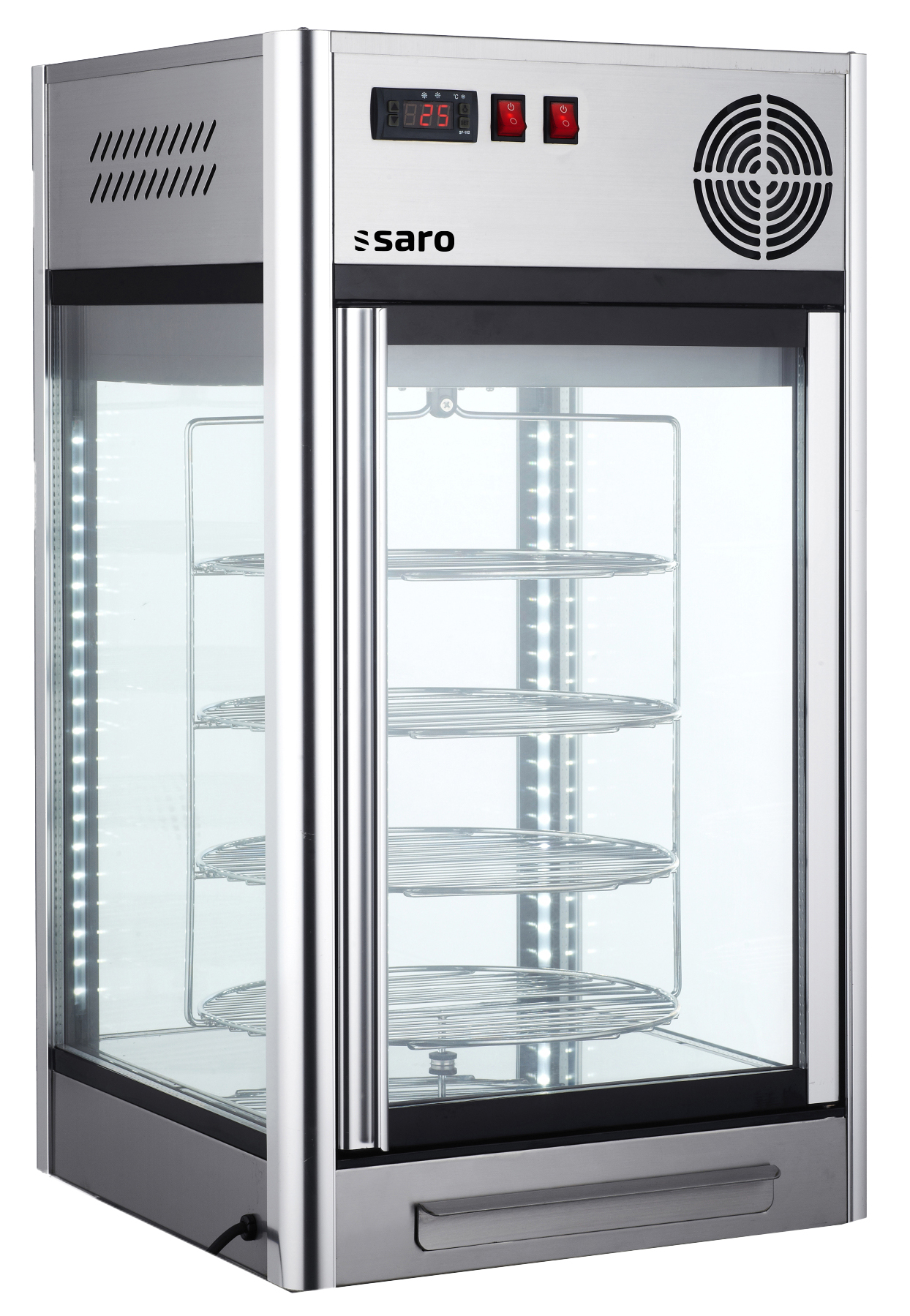 Vitrine à gâteaux SARO 108 litres, modèle ISABELL