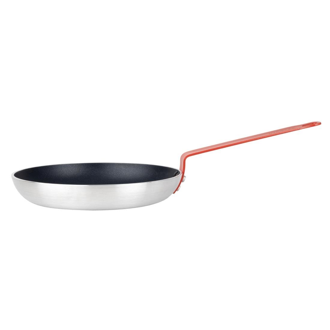 Hygiplas Aluminium Antihaft Teflon Platinum Plus Bratpfanne mit rotem Griff 28cm