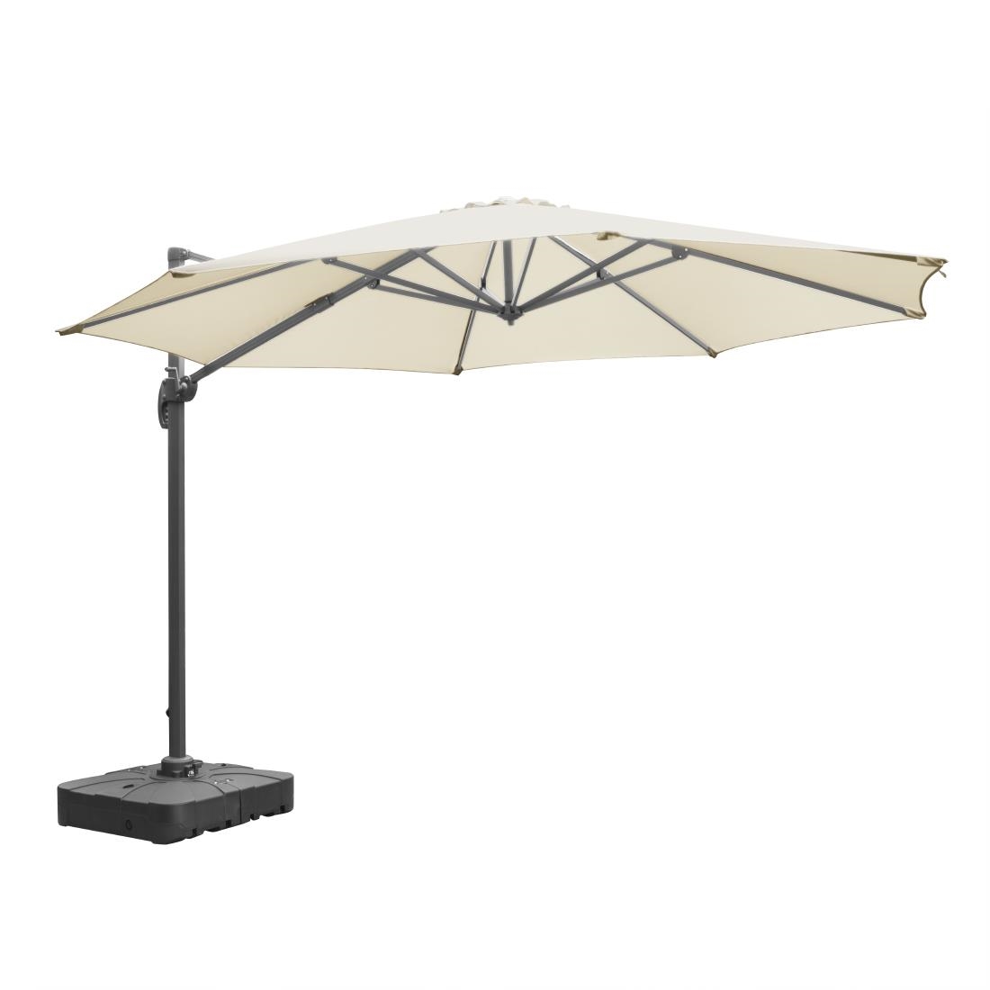 Pied de parasol robuste à remplir Bolero 100 kg (rempli)