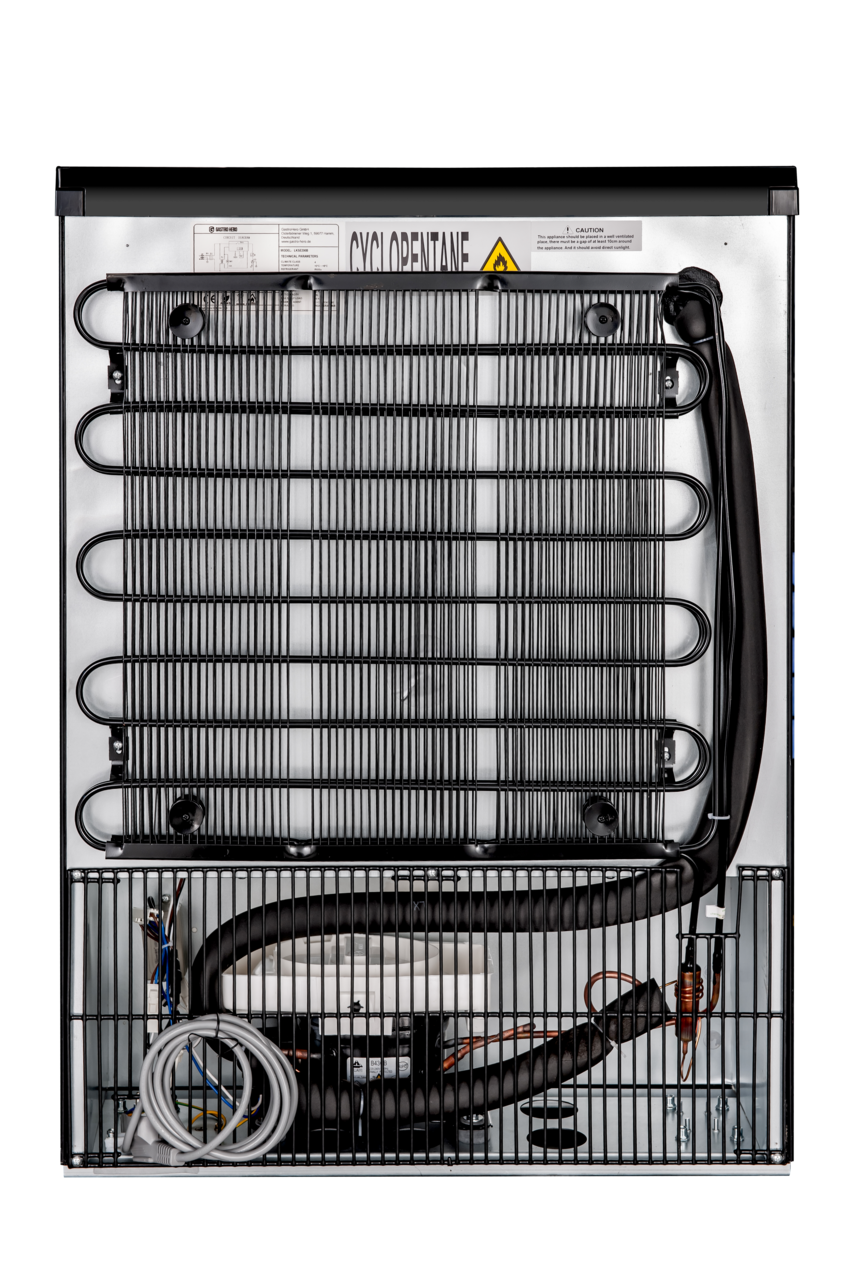 Armoire réfrigérée ECO 200, intérieur en plastique, noir