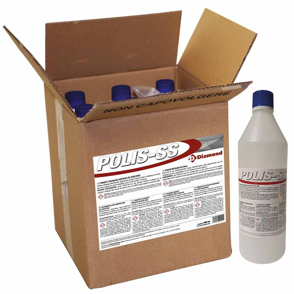 Polijstproduct voor RVS oppervlaktes 4 FL. x 1 KG