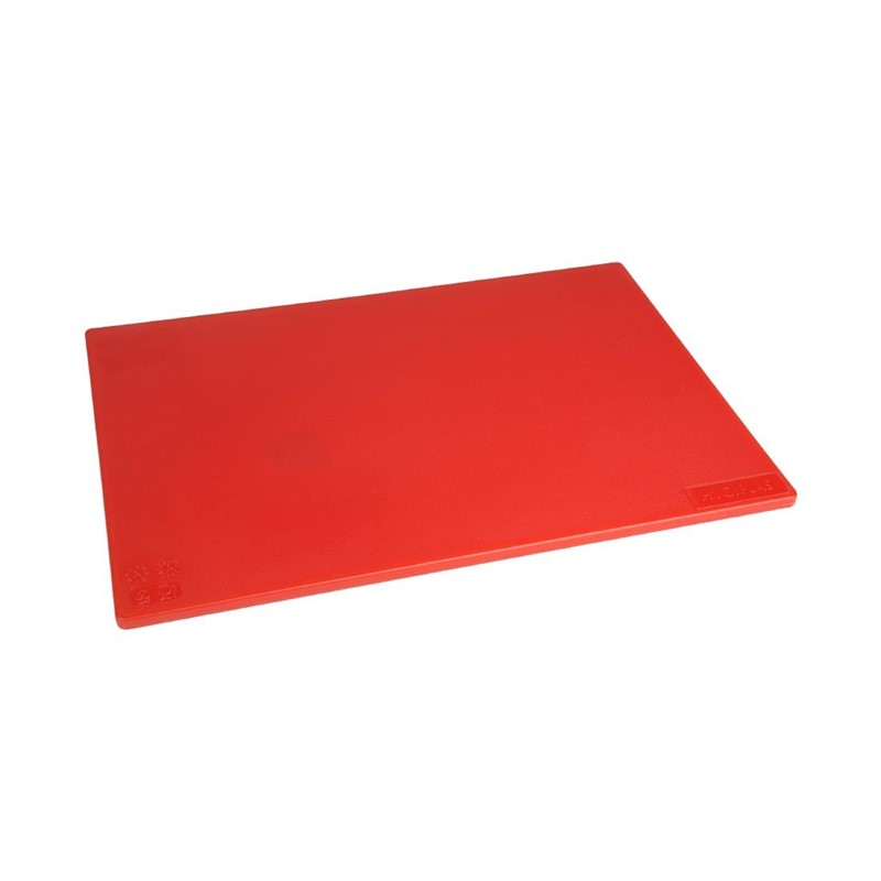 Planche à Découper Hygiplas - Rouge - 450x300x12mm