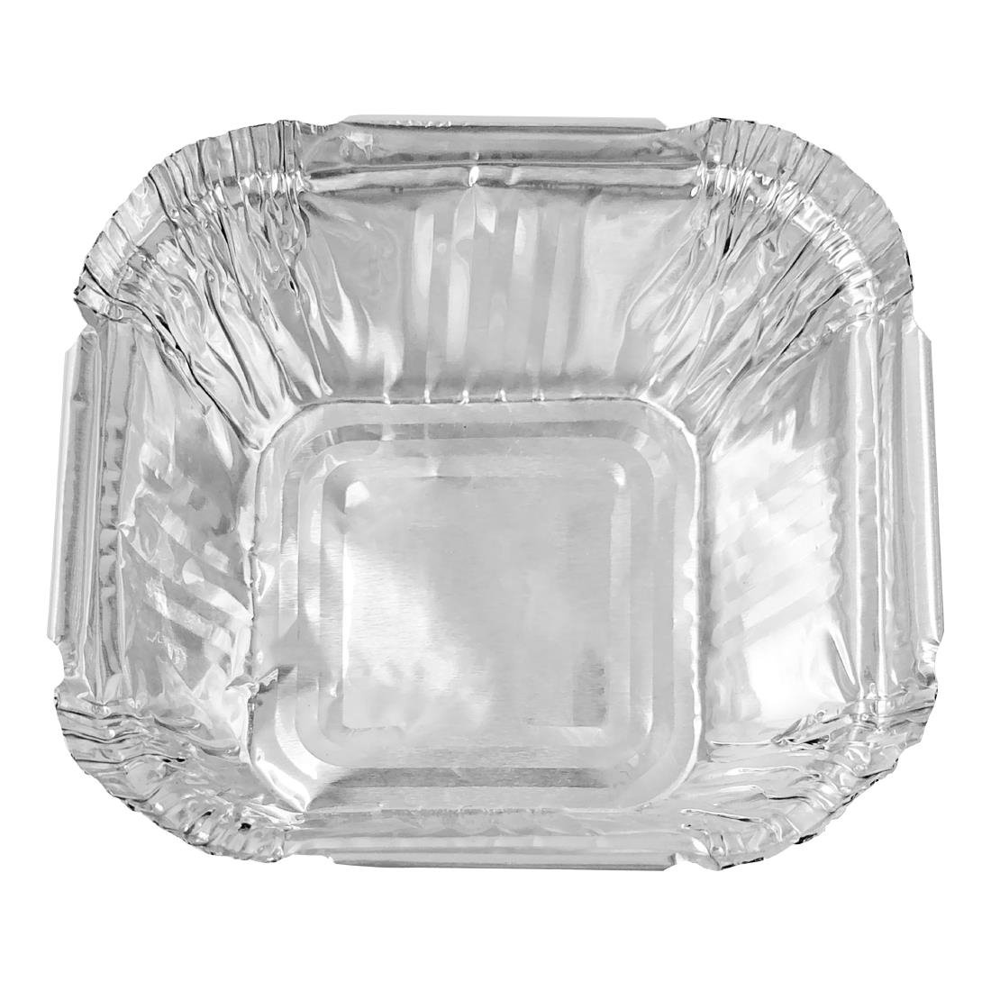 Barquettes carrées en aluminium Fiesta Recyclable 100 ml (lot de 200)