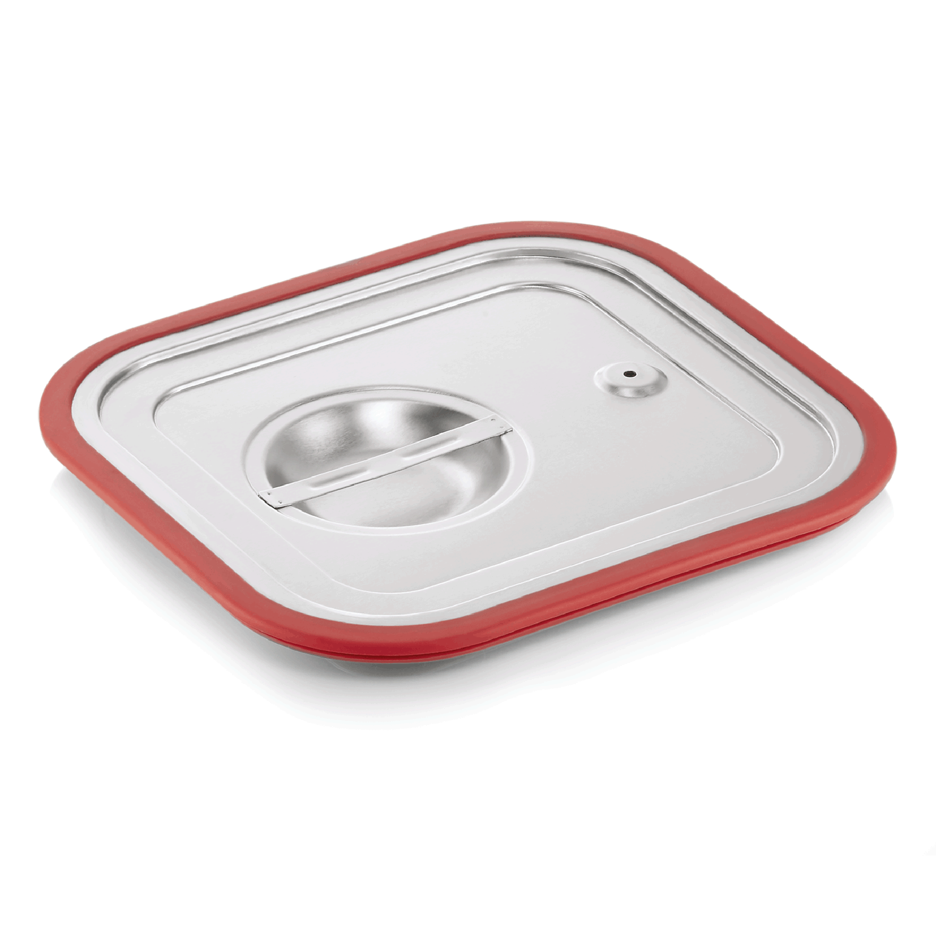 GN Transportdeckel GN CORE 2/3, Silikondichtung, Chromnickelstahl