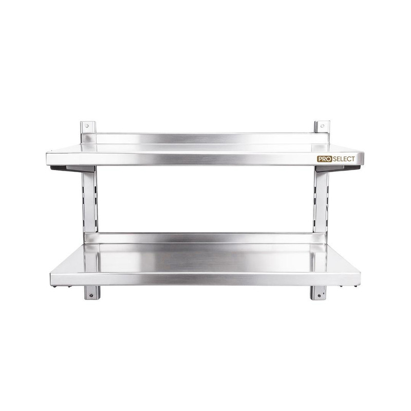 Étagère Murale Double en Inox – 1000x400x(H)580mm