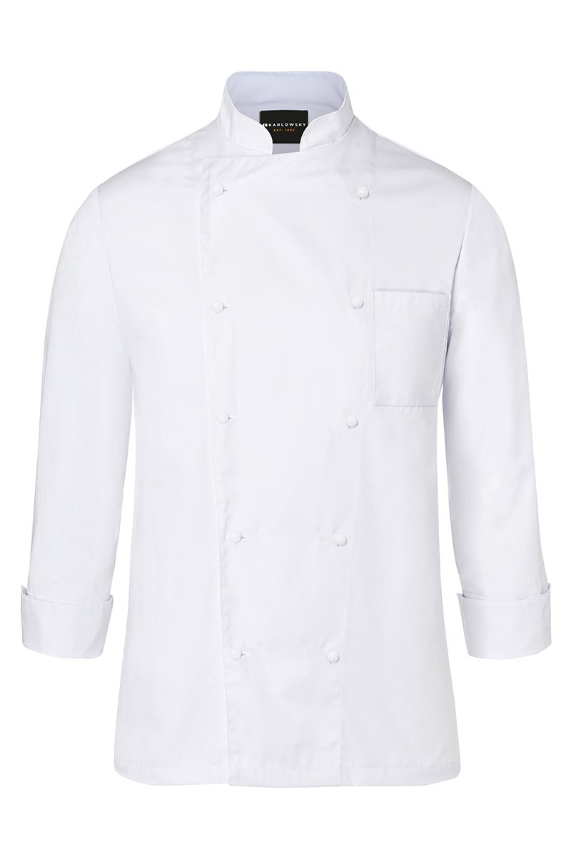 Veste de cuisine Basic - Blanc - 100% coton - M