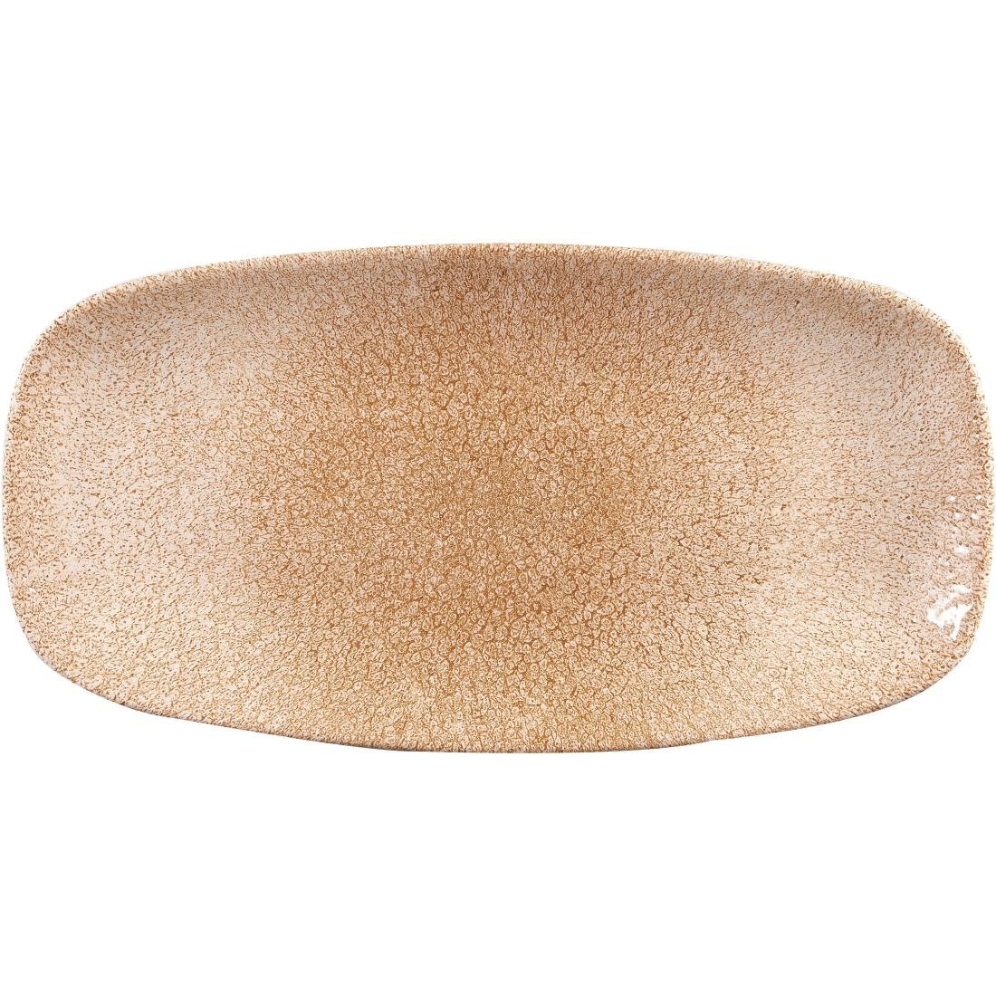 Churchill Raku Garnet Orange chefs ovaal bord 29.8 x 15.2 cm pak van 12