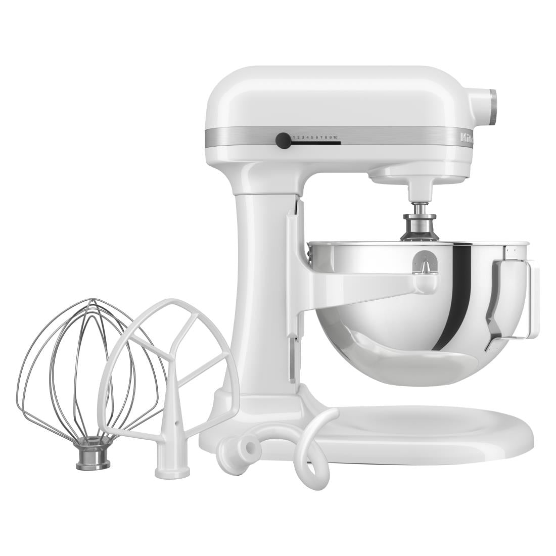 Robot pâtissier professionnel à bol relevable KitchenAid 5,2 L blanc