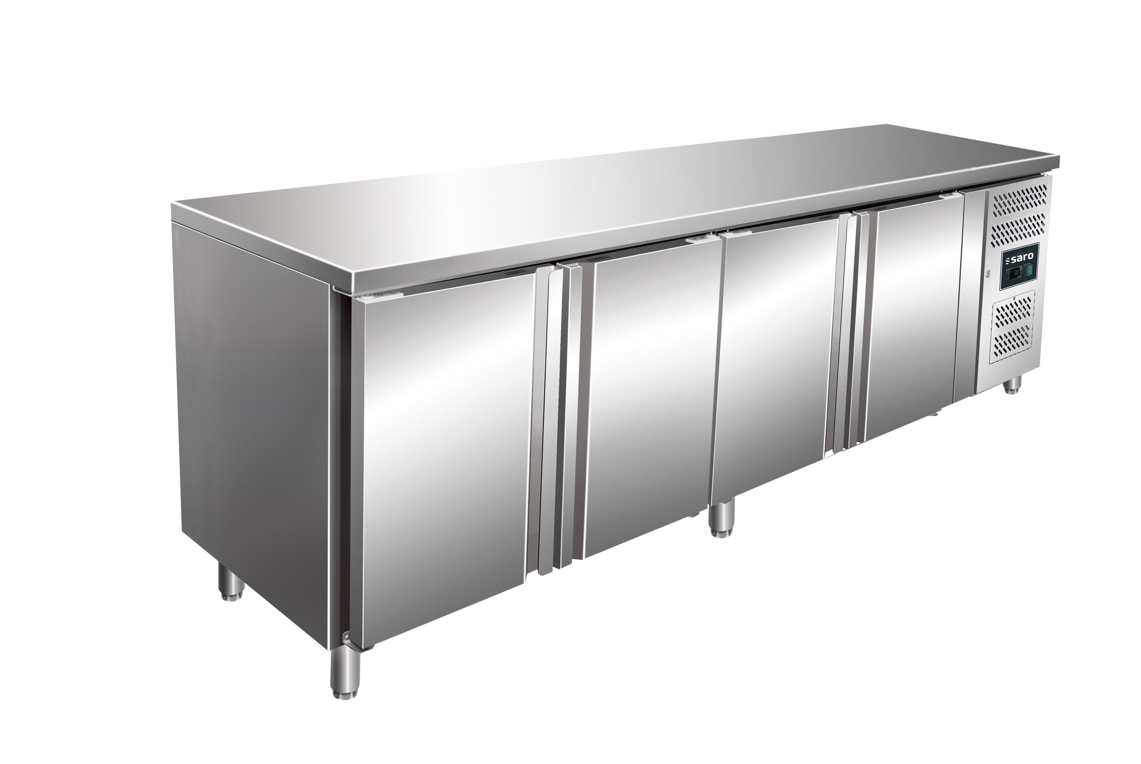 Table réfrigérée SARO, 4 portes, modèle KYLJA 4100 TN