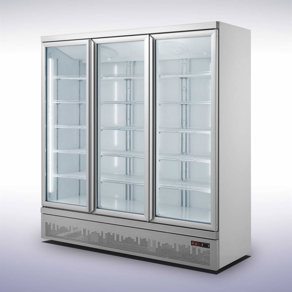 Réfrigérateur | 3 portes vitrées | 1530 litres | 8 rouleaux | 1880x710x(h)1997mm