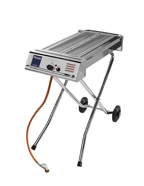 Hendi Gasbarbecue Xenon Pro | 1120x410x(h)900mm | Ideale BBQ voor SATE!