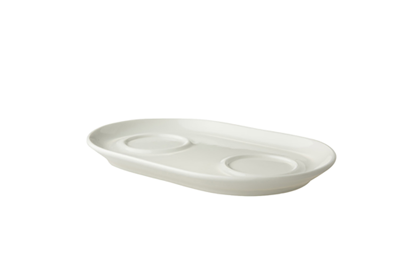 Roomplateau 059 Lux 21.5 x 14 cm Offwhite Porselein