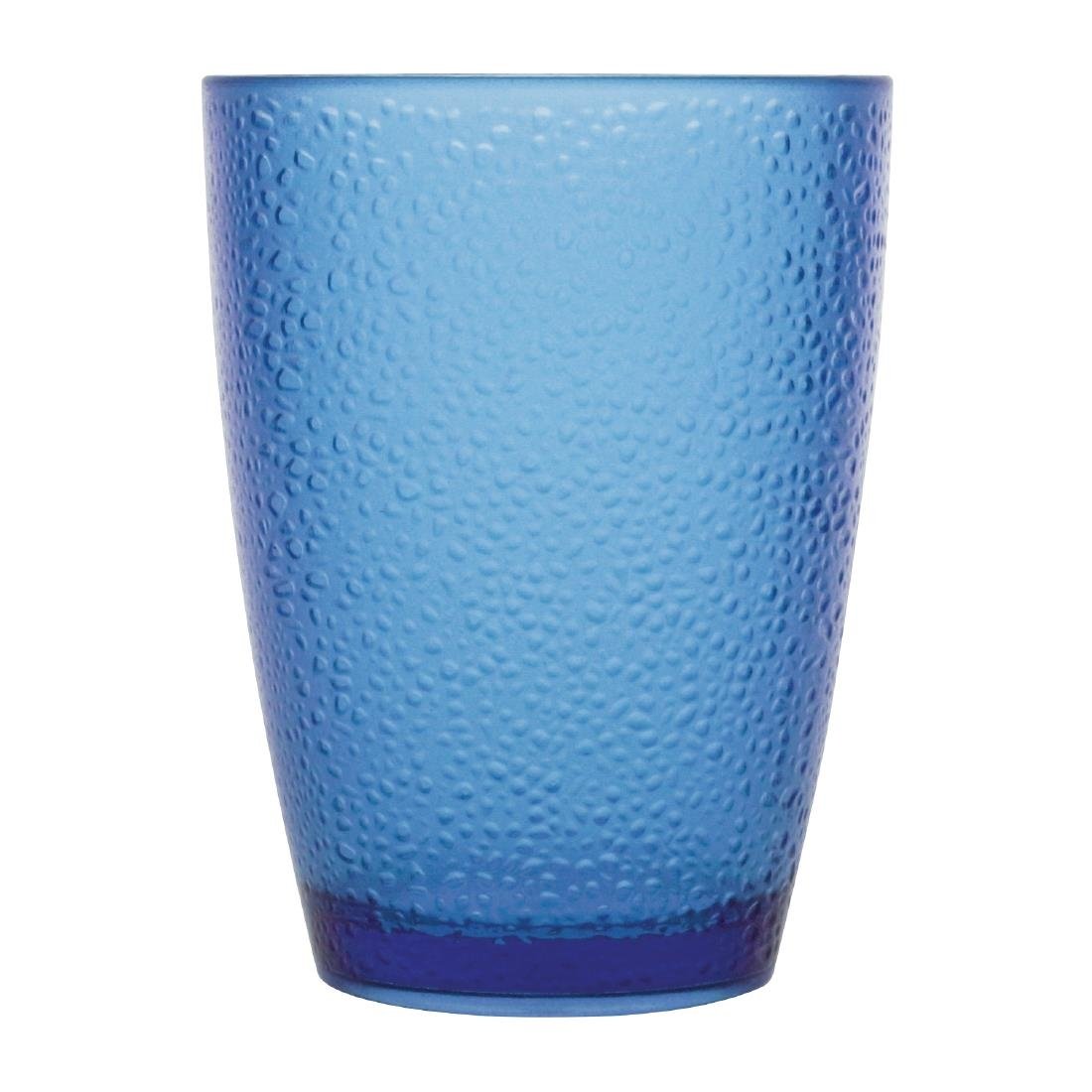 Olympia Kristallon polycarbonaat beker blauw 275 ml (pak van 6)