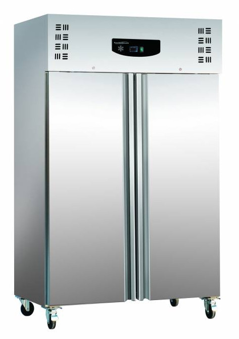 Tiefkühlschrank Edelstahl+ Alu | 1200 Liter | Statisch | 6x 2/1 GN | 1345x815x(h)2010mm