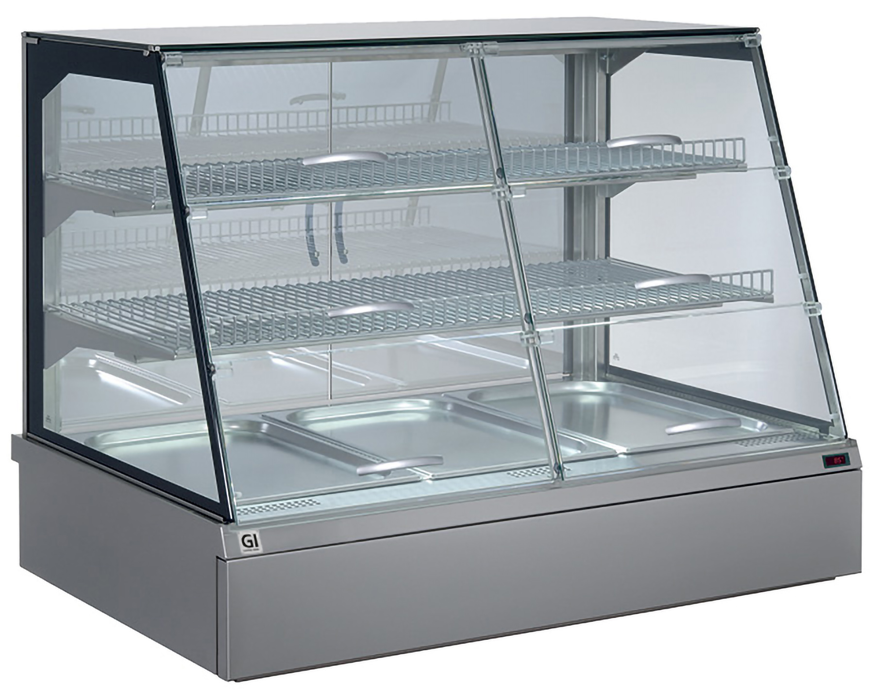 Selbstbedienungs-Kühlvitrine 3x GN1/1 - 1076x717x(H)845mm