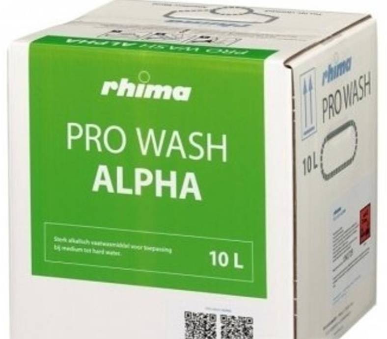 Détergent à vaisselle |  Pro Wash Alpha | Bag in Box | 10 litres