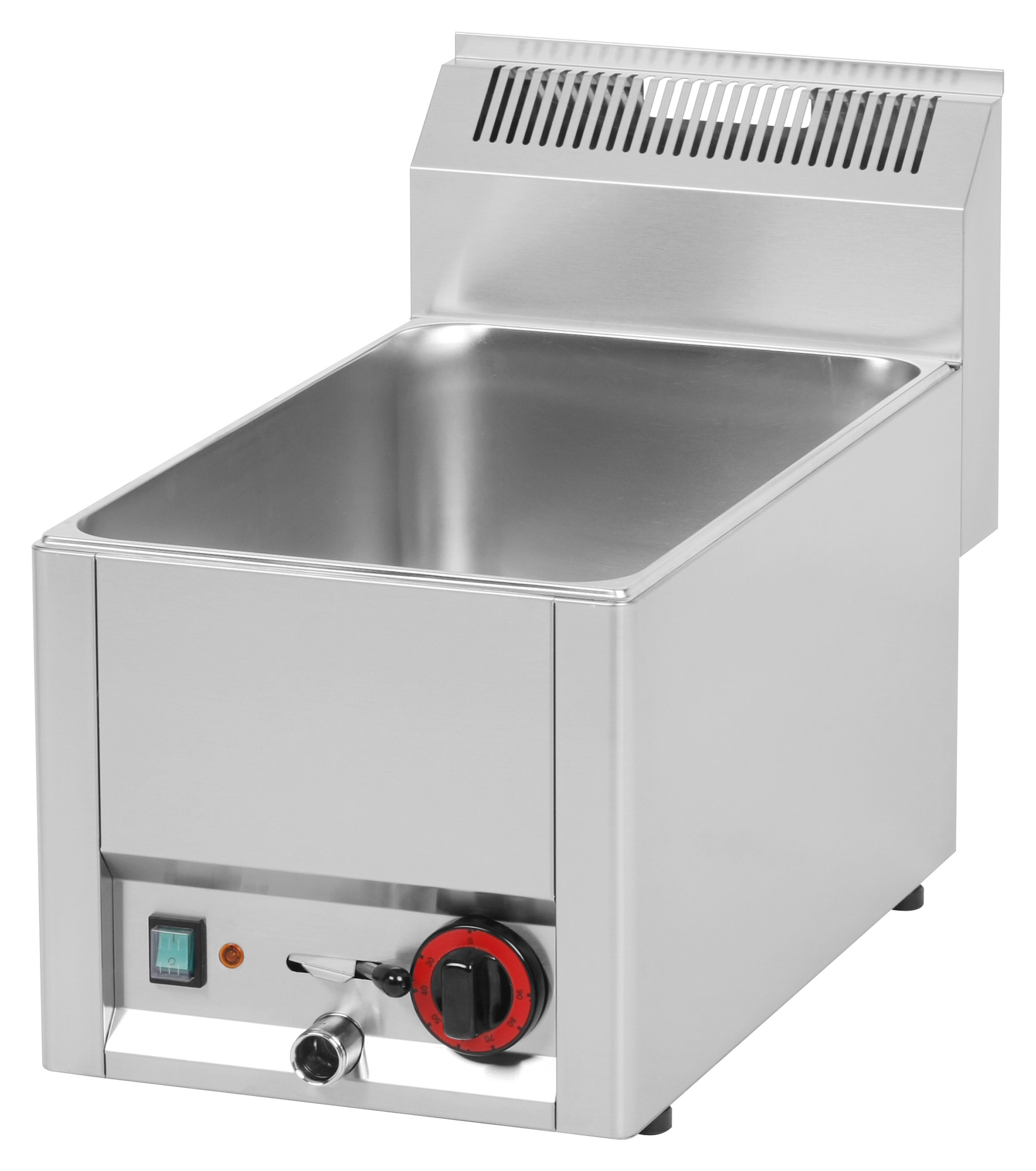 Bain-Marie | 1/1GN | Außlaufhahn | 330x600x290mm