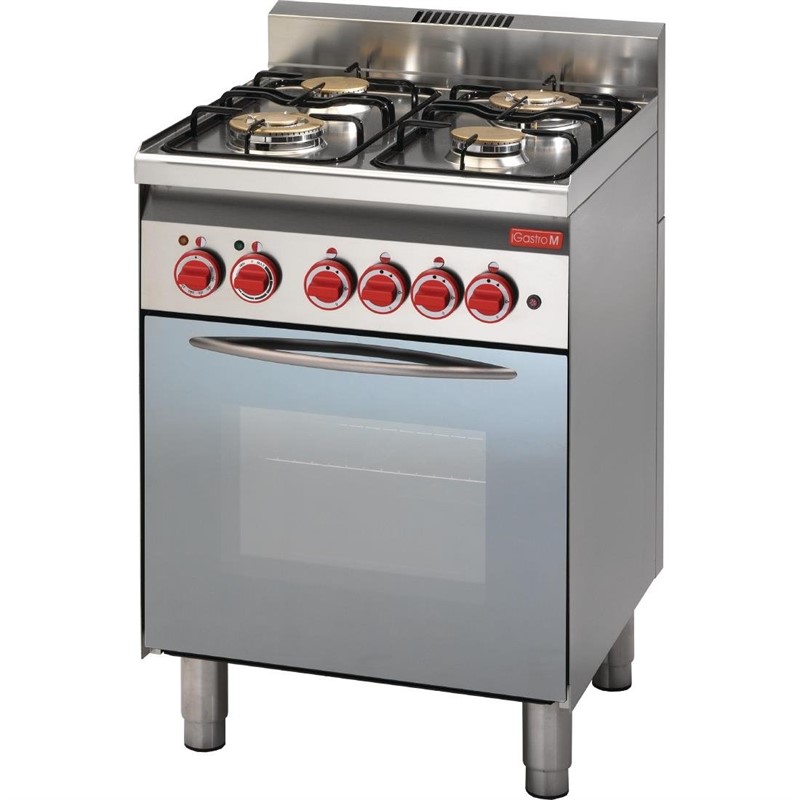 Gastro M Gasherd mit Kombibackofen 6/6CFGE 18,1kW