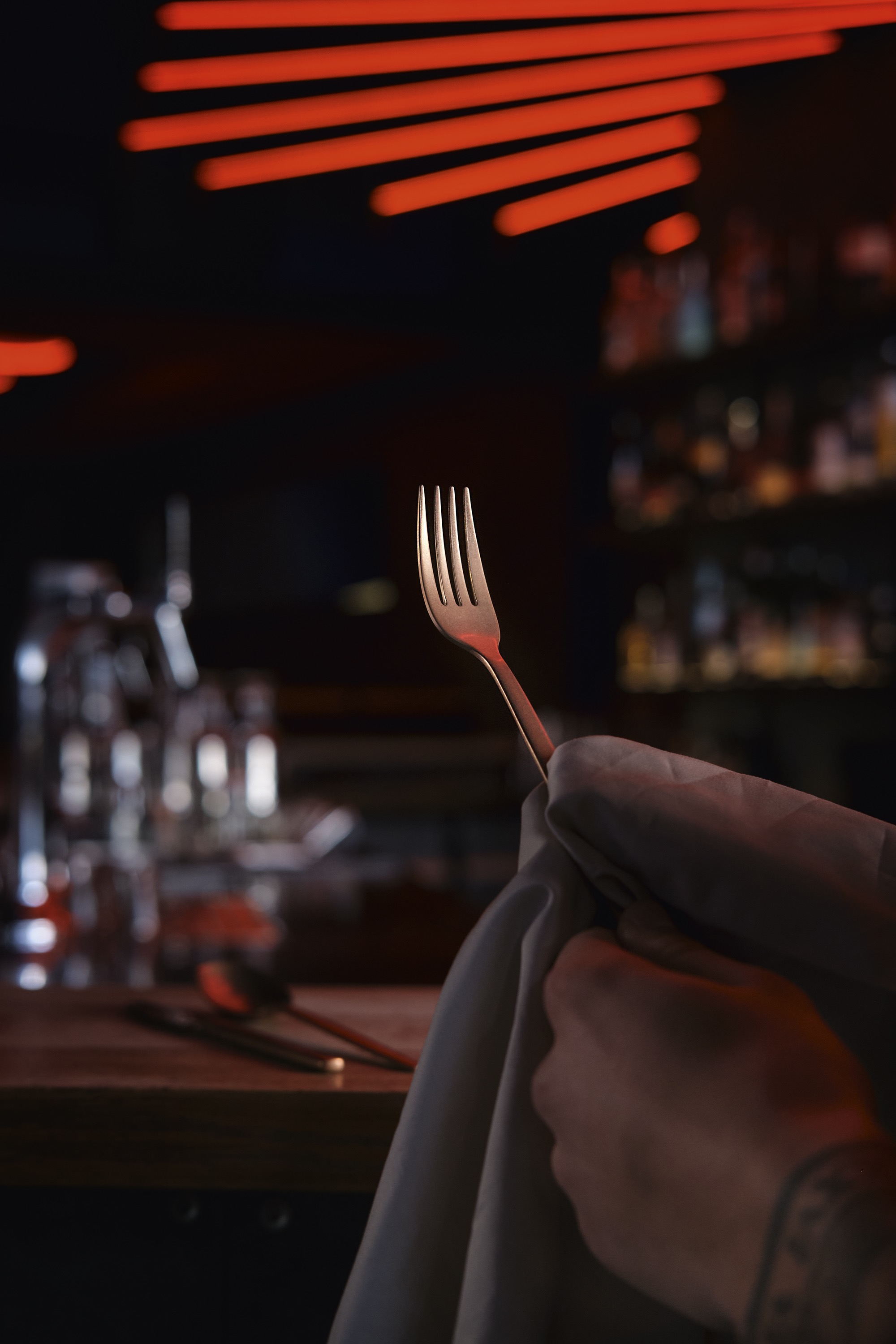 Ensemble de fourchettes de menu ALEX GOLD, doré, revêtement PVD mat, 21 cm, set de 12 pièces, acier inoxydable 18/10