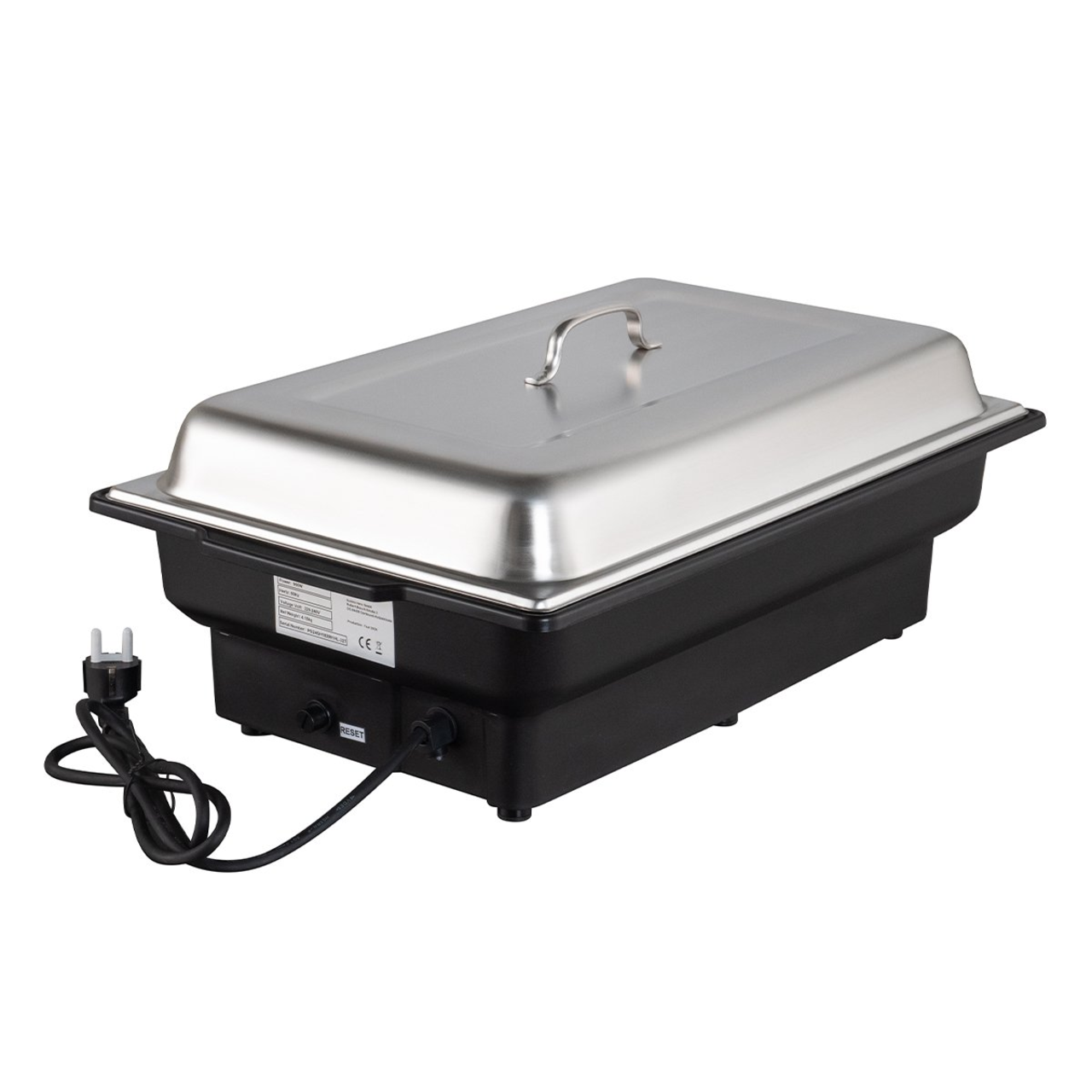 Elektrische chafingdish ECO GN 1/1 kunststof/RVS