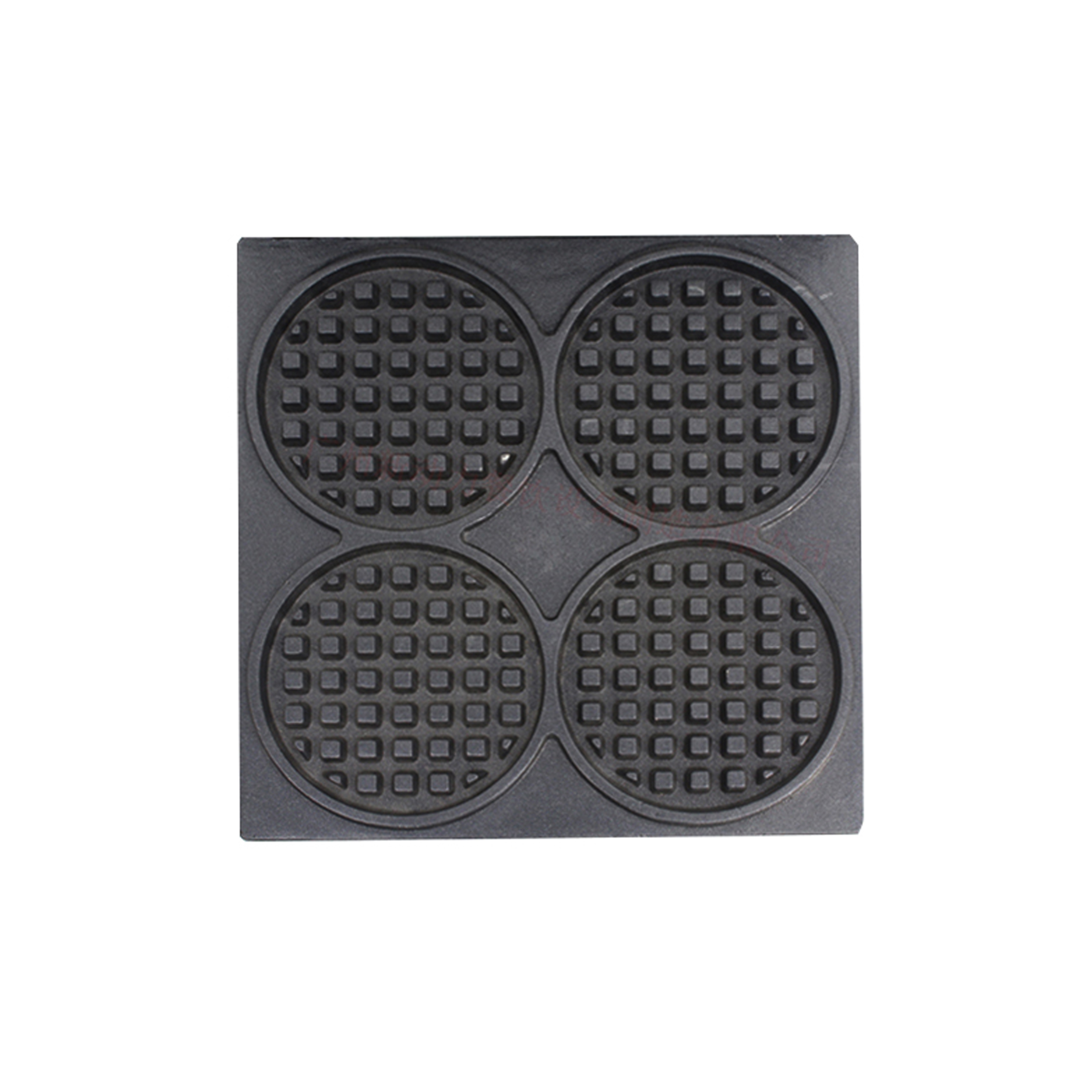 Wafelijzer 4St Ronde Wafels