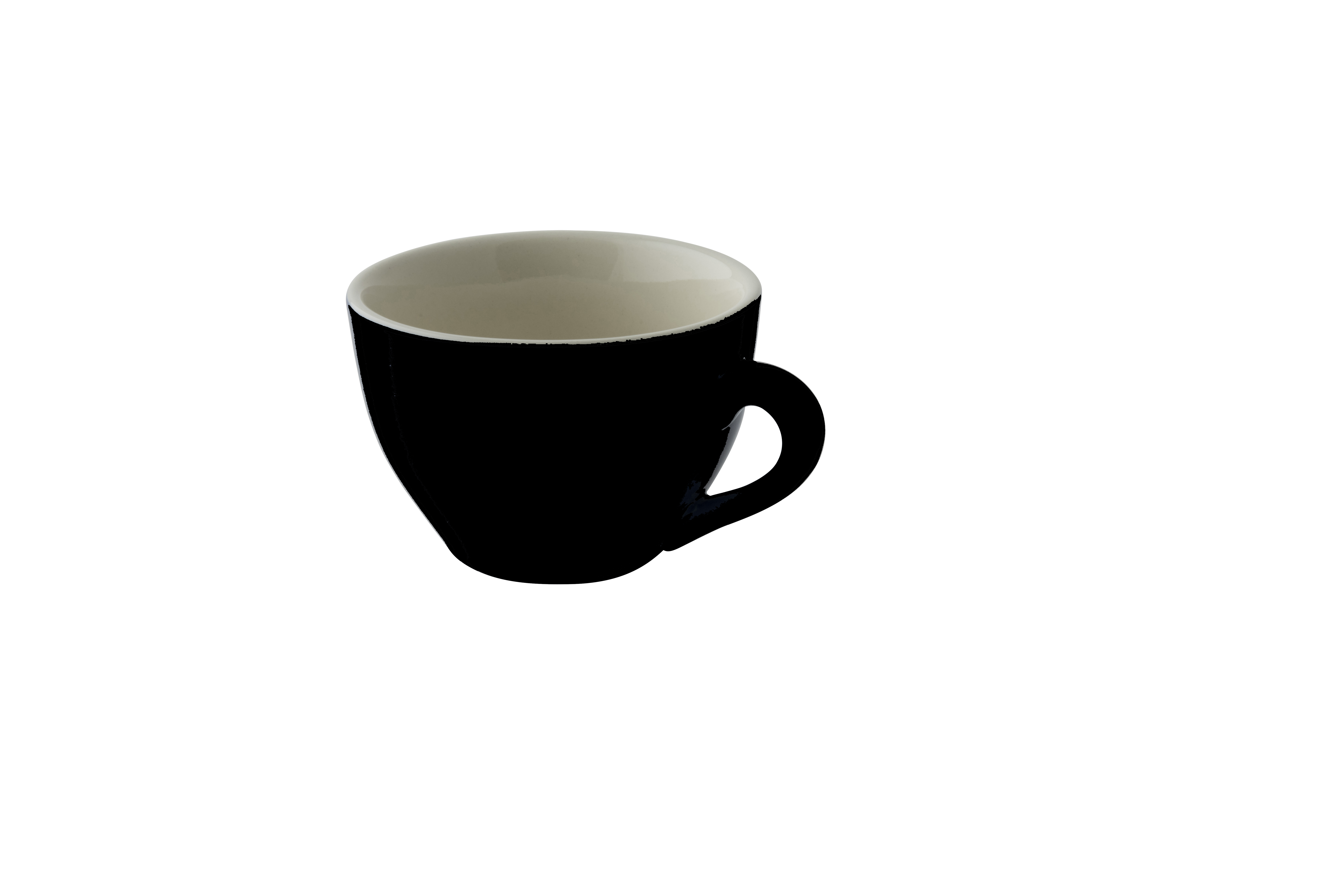 Cappuccinokop Colors 18 cl Zwart Porselein