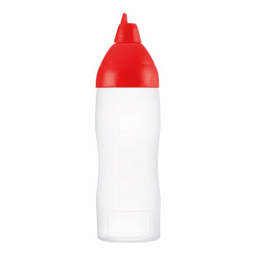 Quetschflasche | Kunststoff | Rot | 35cl