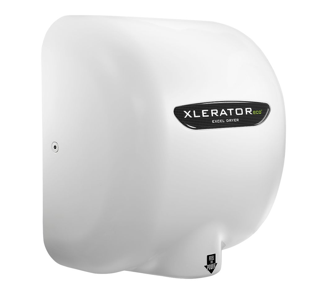 Xlerator Handdroger | XL-W-ECO | Energie-Efficënt | 12 sec | Wit | 500W | Milieuvriendelijk