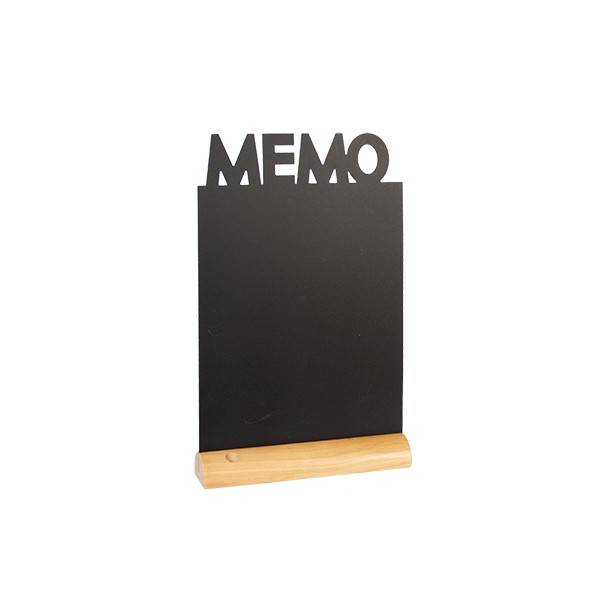 Tafelkrijtbord Wood Silhouet Memo Incl. Krijtstift