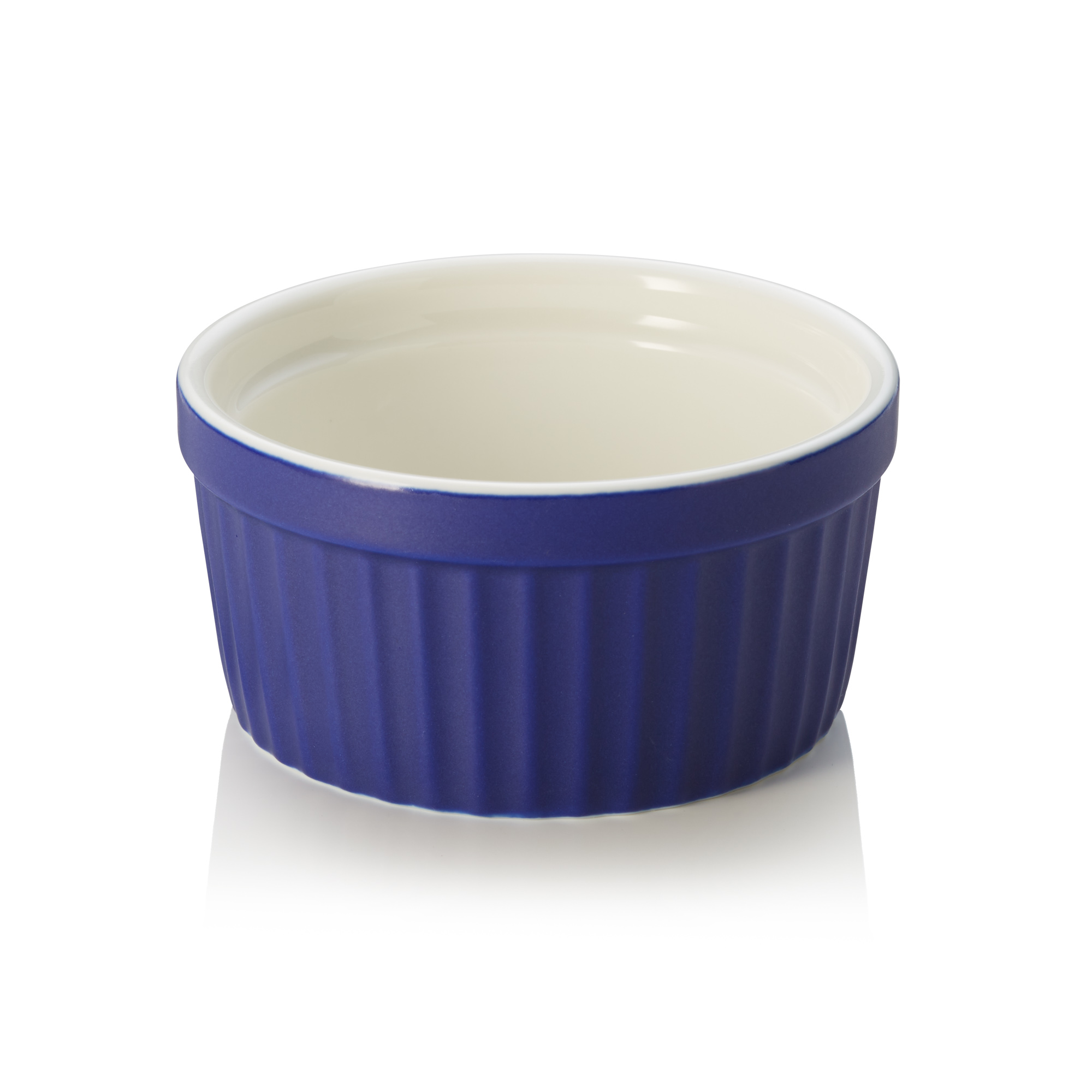 Ragout Fin Set, diameter 9 cm, 130 ml, blauw, Set van 6 stuks, porselein