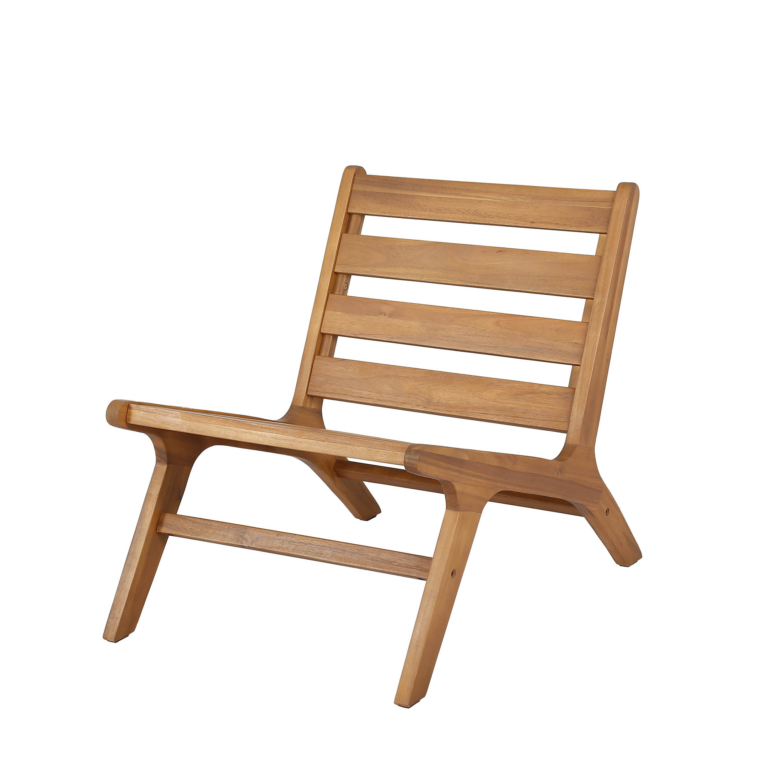 Wismar  Loungestoel Acaciahout