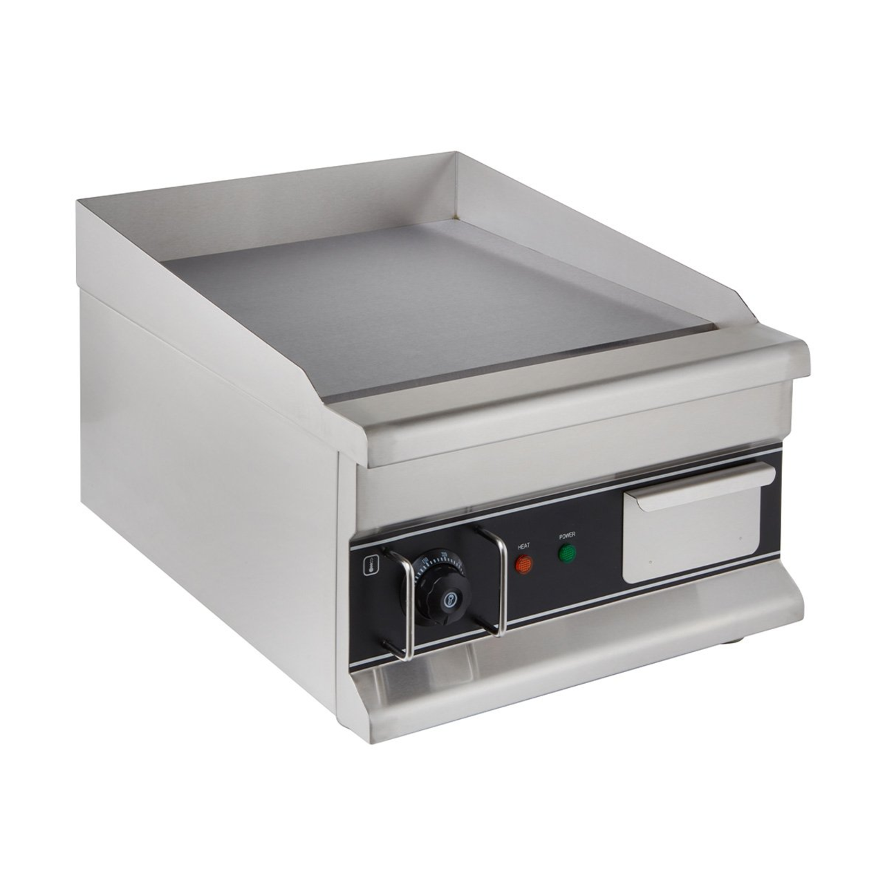 Gladde elektrische grillplaat Eco 410x425 - tafelmodel