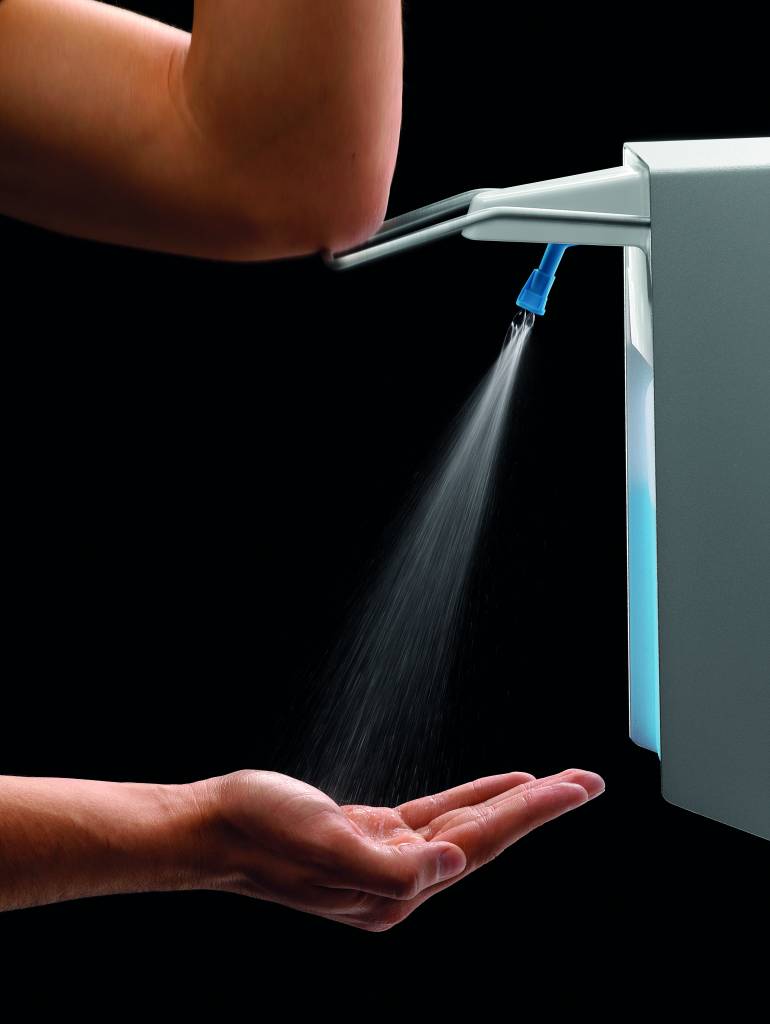 Desinfectiedispenser Universeel | 0.9 Liter | 92x225x(H)300mm
