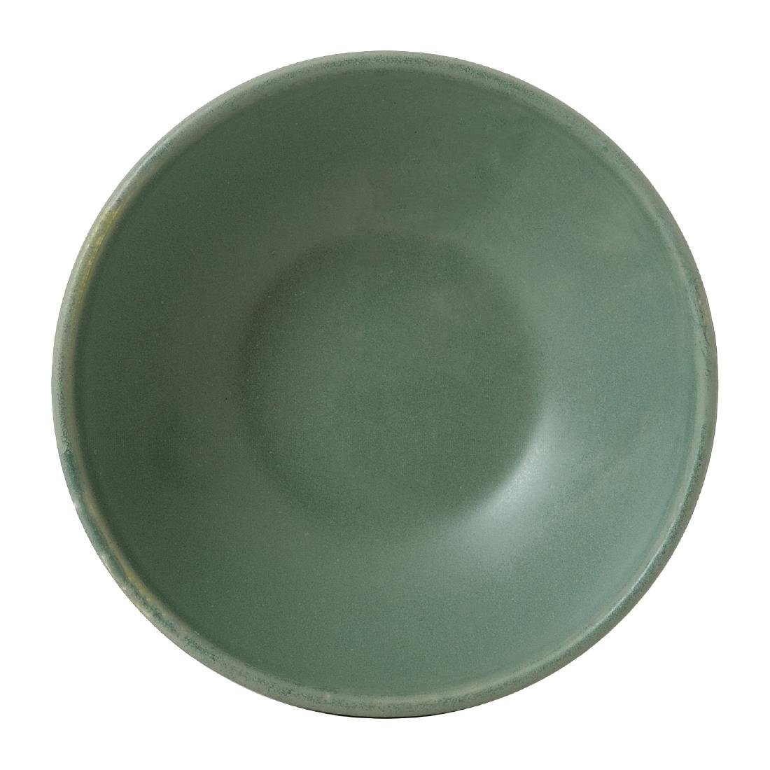 Churchill Andorra Green Countor ondiepe kom 170 ml pak van 12