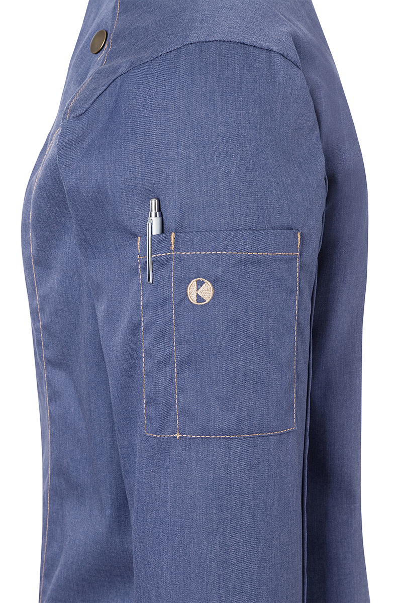 Veste de cuisine femme Jeans-Style - Vintage Blue - 34