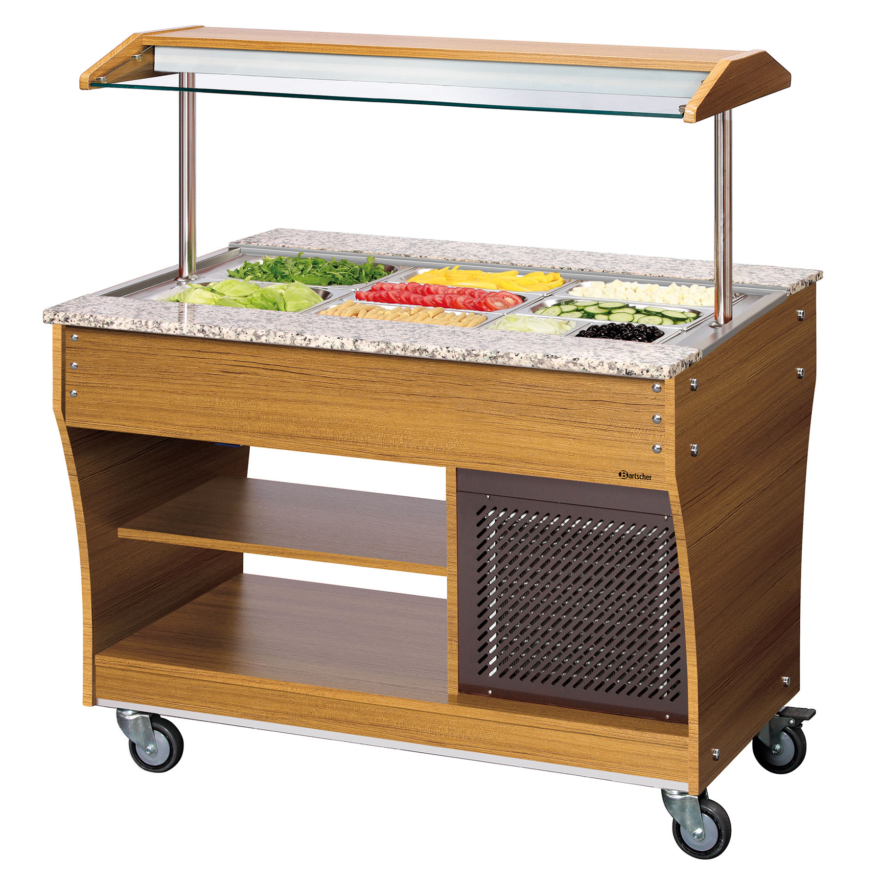 Chariot buffet, froid, 3x1/1 GN