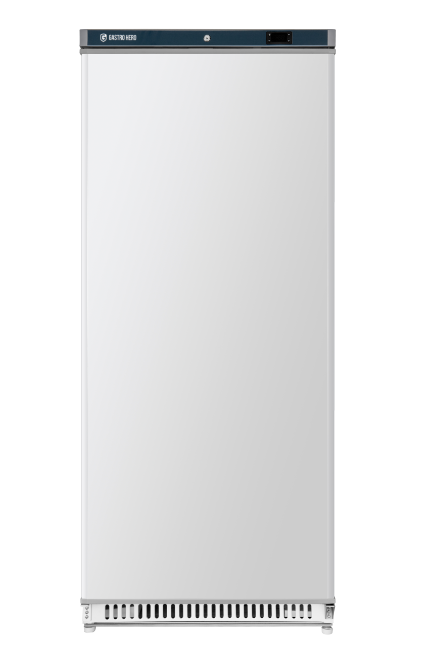 Armoire réfrigérée ECO 600, intérieur en plastique, blanc