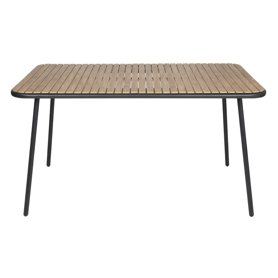 Bolero Santorini Rechteckiger Tisch in Holzoptik, 1400 mm