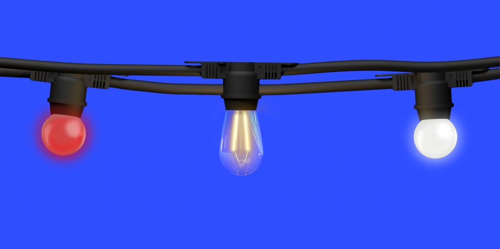 Linky Snoerverlichting | 10 Lampen | 5 Meter Lang