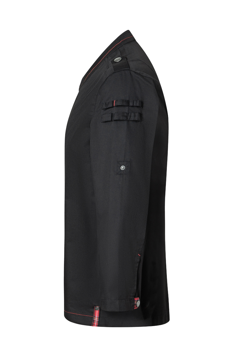 Veste de cuisine à manches longues pour hommes ROCK CHEF-Stage2 - Noir - 46