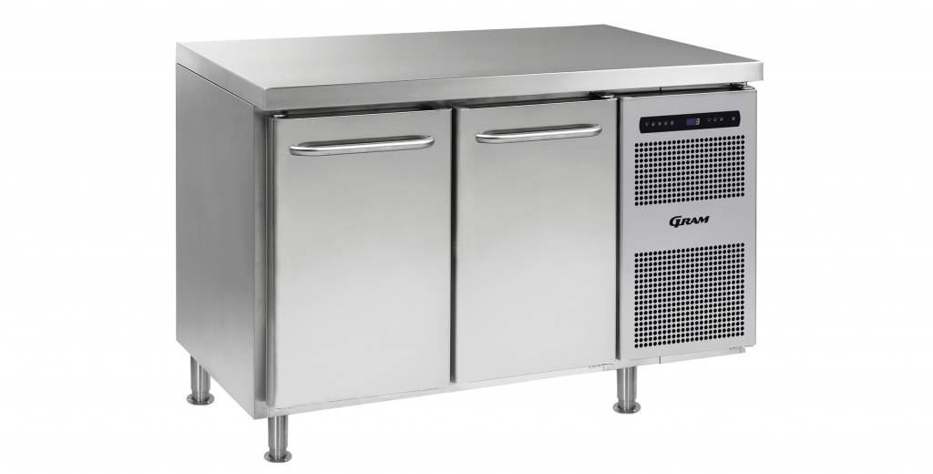 Comptoir Réfrigérateur 2 Portes | Gram GASTRO 07 K 1407 CMH AD DL | DR LM | 345L | 1289x700x884(h)mm