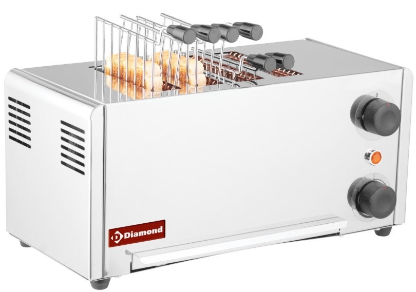 Toaster | Edelstahl | 4 Schlitze | 2,15 kW | 430x200x (H) 225 mm