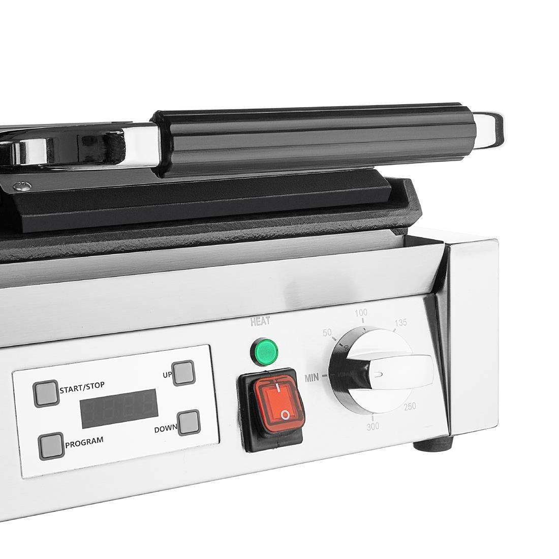 Buffalo Doppelkontaktgrill Glatte & Gerippte Platten