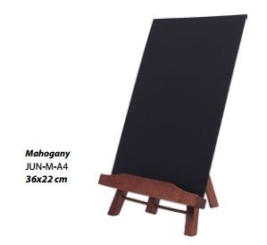 Tafel krijtbord Junior A4 Mahonie - 36x22cm