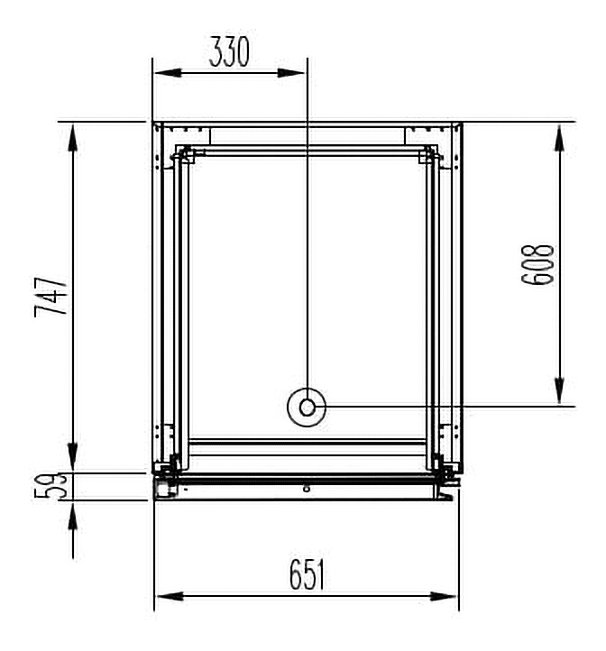 Armoire réfrigérée professionnelle PROFI 700 GN 2/1 Superior