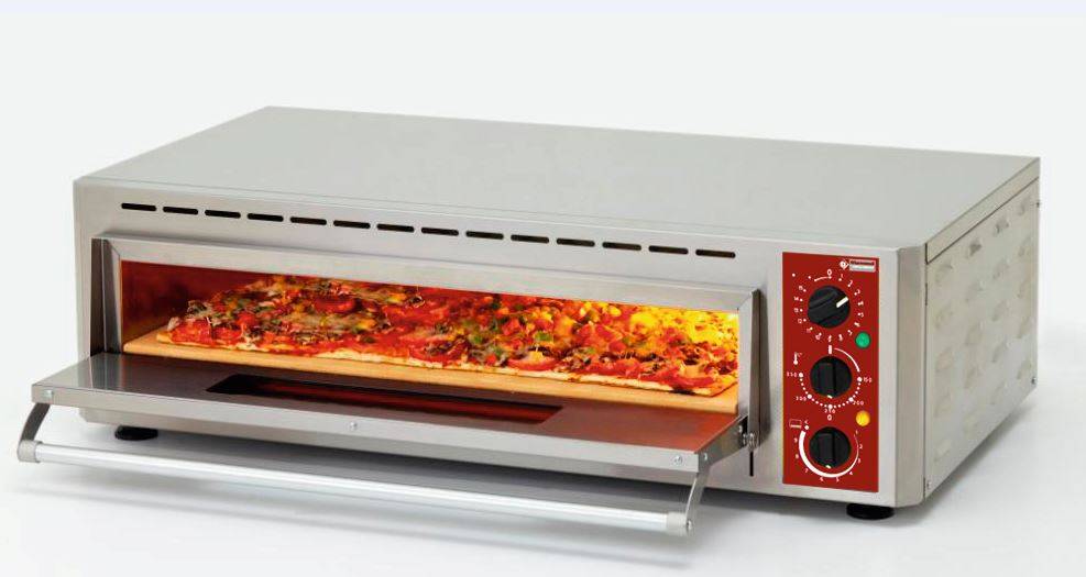 Pizza Oven Enkel Elektrisch | 2 x Pizza Ø33cm | 5kW | 895x580x(H)270mm