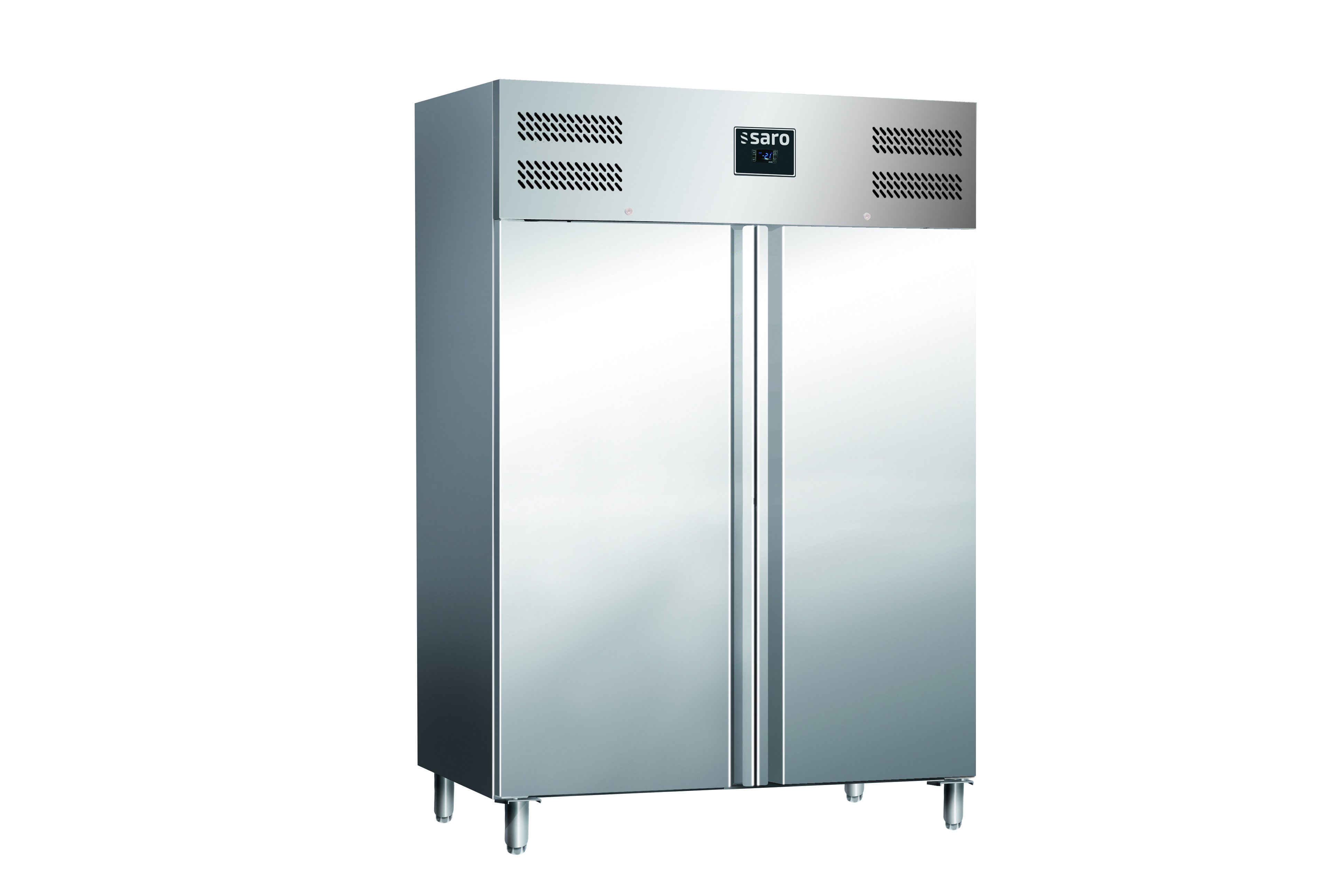 SARO Réfrigérateur professionnel, 2 portes, 2/1, GN 1410 TN PRO