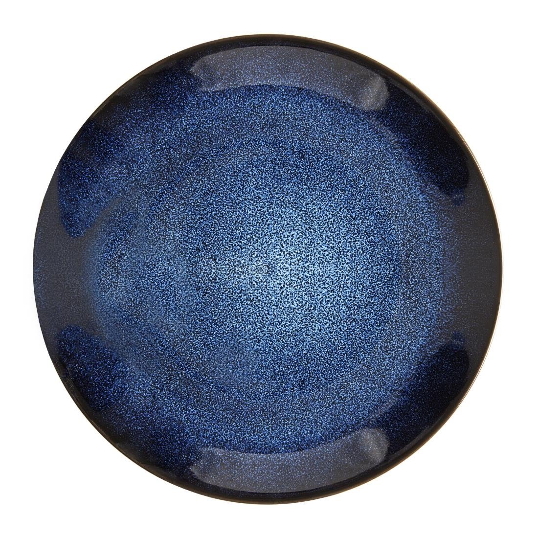 Olympia Luna Mitternachtsblaue Coupe-Teller 205mm (4er-Pack)